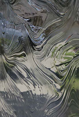 Door Makeovers.  Beautiful Grey Baroque Glass Sample for use in Decorative Glass Door Inserts.