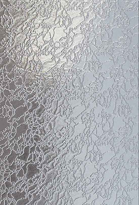 Door Makeovers.  Beautiful Delta Glass sample for use in Decorative Glass Door Inserts.